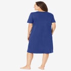 V-Neck Short Sleeve Short T-Shirt Lounger image number null