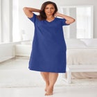 V-Neck Short Sleeve Short T-Shirt Lounger image number null
