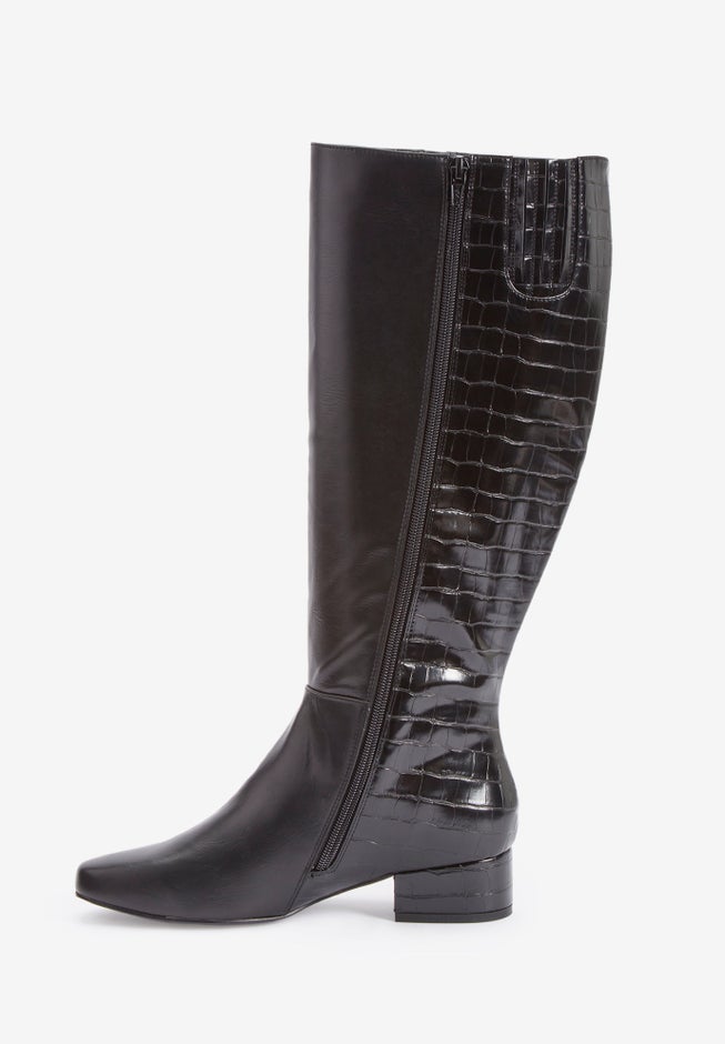 The Emerald Wide Calf Boot image number null