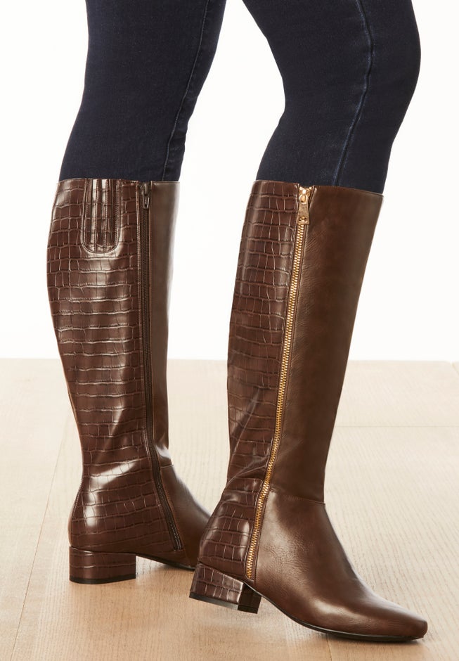 The Emerald Wide Calf Boot image number null