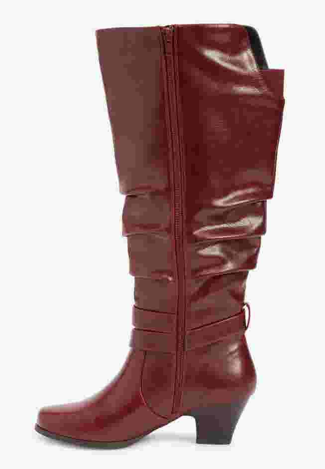 The Cleo Tall Wide Calf Boot By Comfortview image number 3