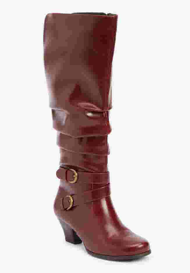 The Cleo Tall Wide Calf Boot By Comfortview image number 0