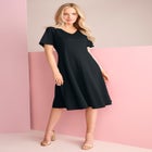 Ponte Flared Dress image number null