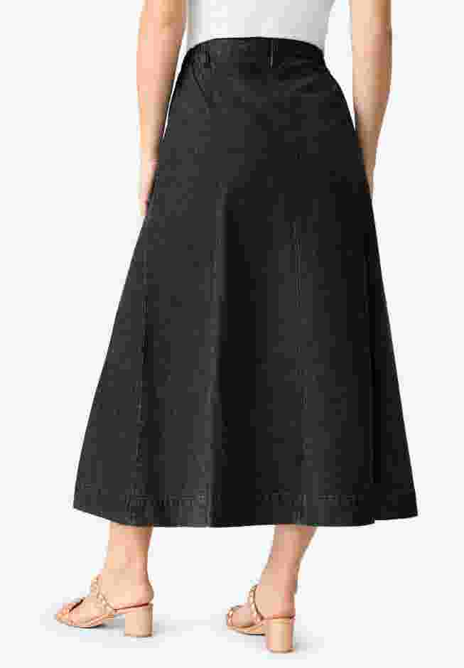 Classic Stretch A Line Maxi Skirt image number 1