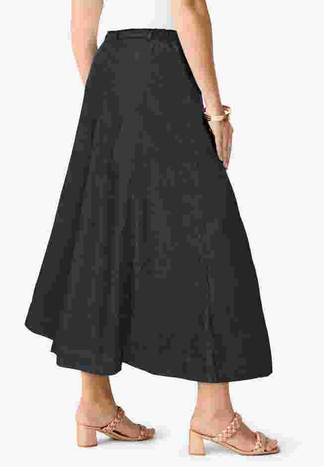 Classic Stretch A Line Maxi Skirt image number 2