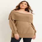 Touch of Cashmere Off-The-Shoulder Sweater image number null