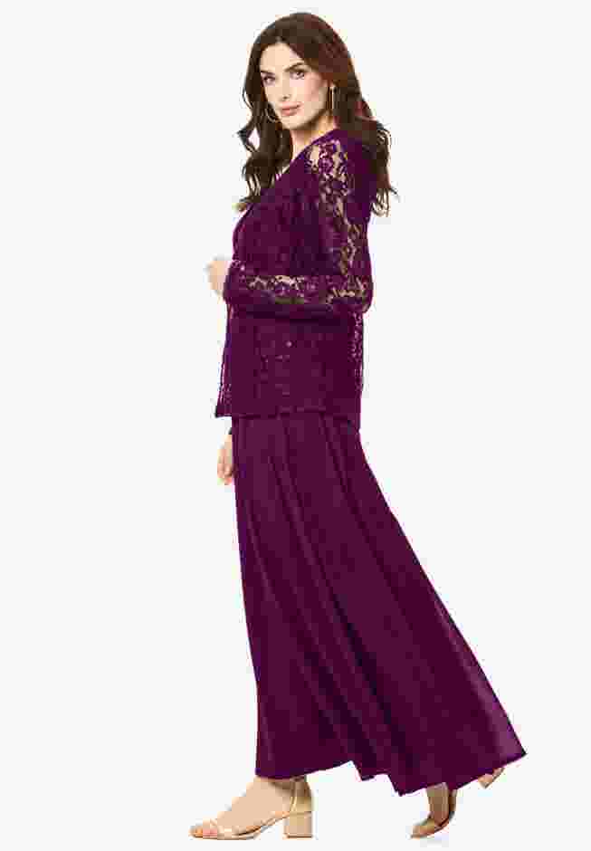 Lace Jacket Gown image number 2
