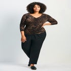 Lucille Tapered Knit Pant image number null