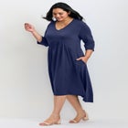Valery V-Neckline Ity Jersey Dress image number null