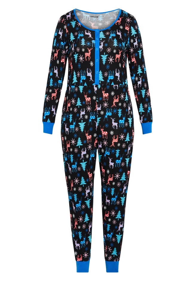 Festive Print Onesie image number null
