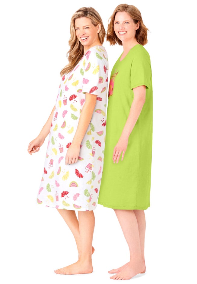 2-Pack Short-Sleeve Sleepshirt image number 2