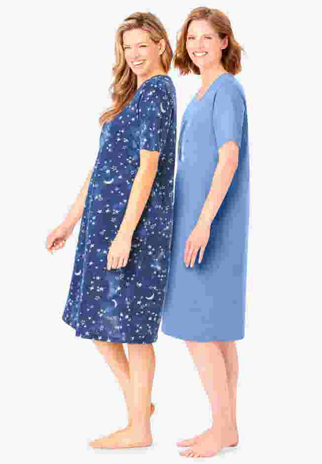 2-Pack Short-Sleeve Sleepshirt image number 2