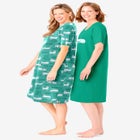 2-Pack Short-Sleeve Sleepshirt image number null