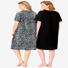 2-Pack Short-Sleeve Sleepshirt image number null