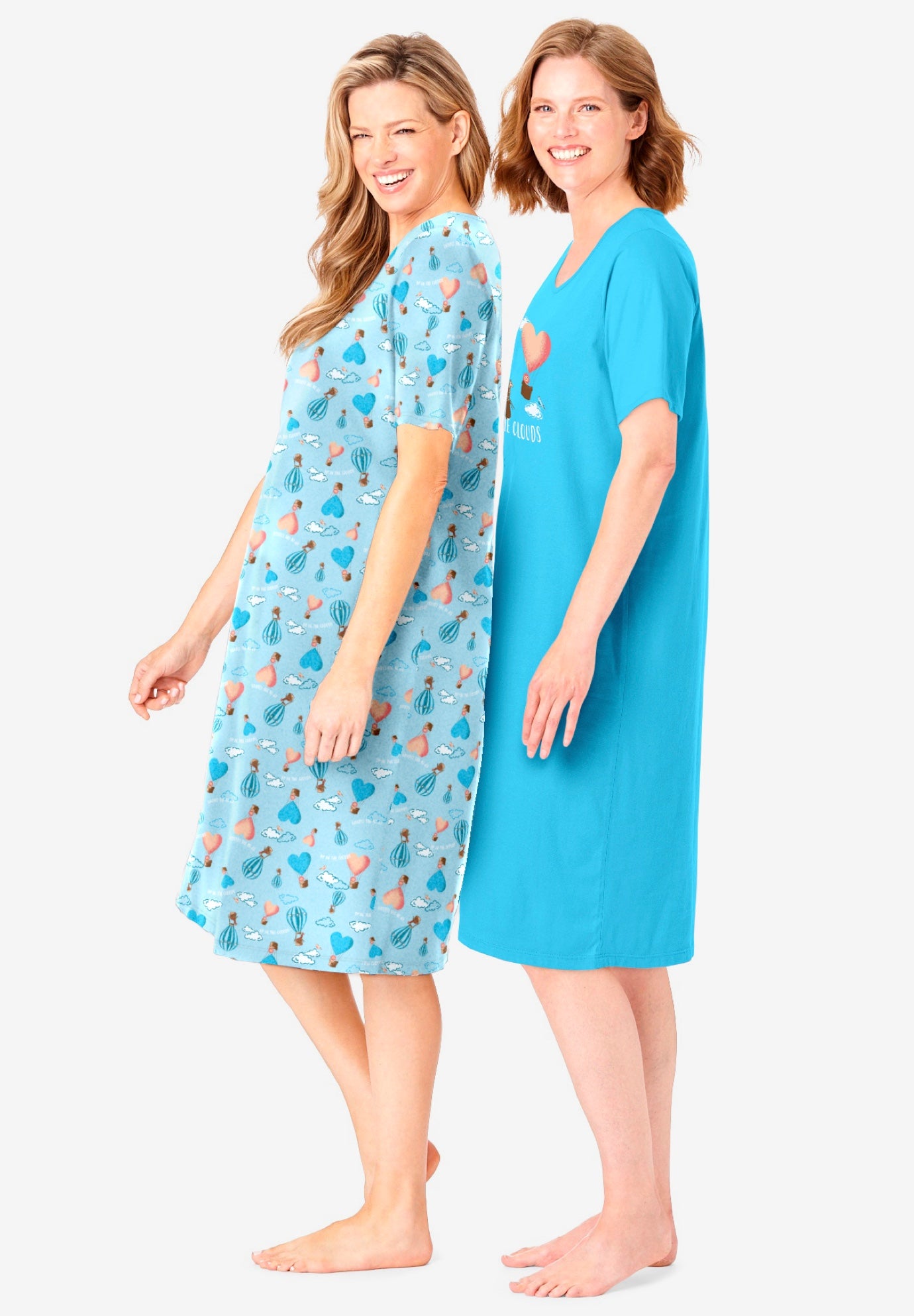 2-Pack Short-Sleeve Sleepshirt image number 2