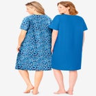 2-Pack Short-Sleeve Sleepshirt image number null