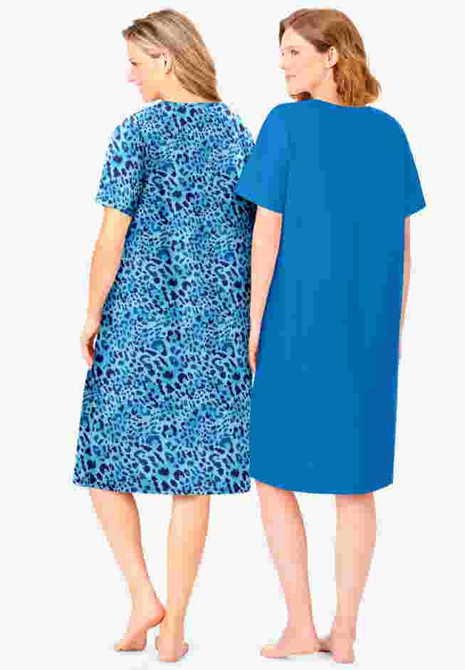 2-Pack Short-Sleeve Sleepshirt image number 1