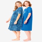 2-Pack Short-Sleeve Sleepshirt image number null