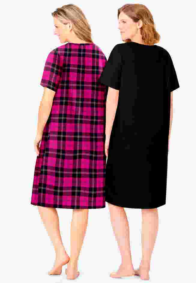 2-Pack Short-Sleeve Sleepshirt image number 1
