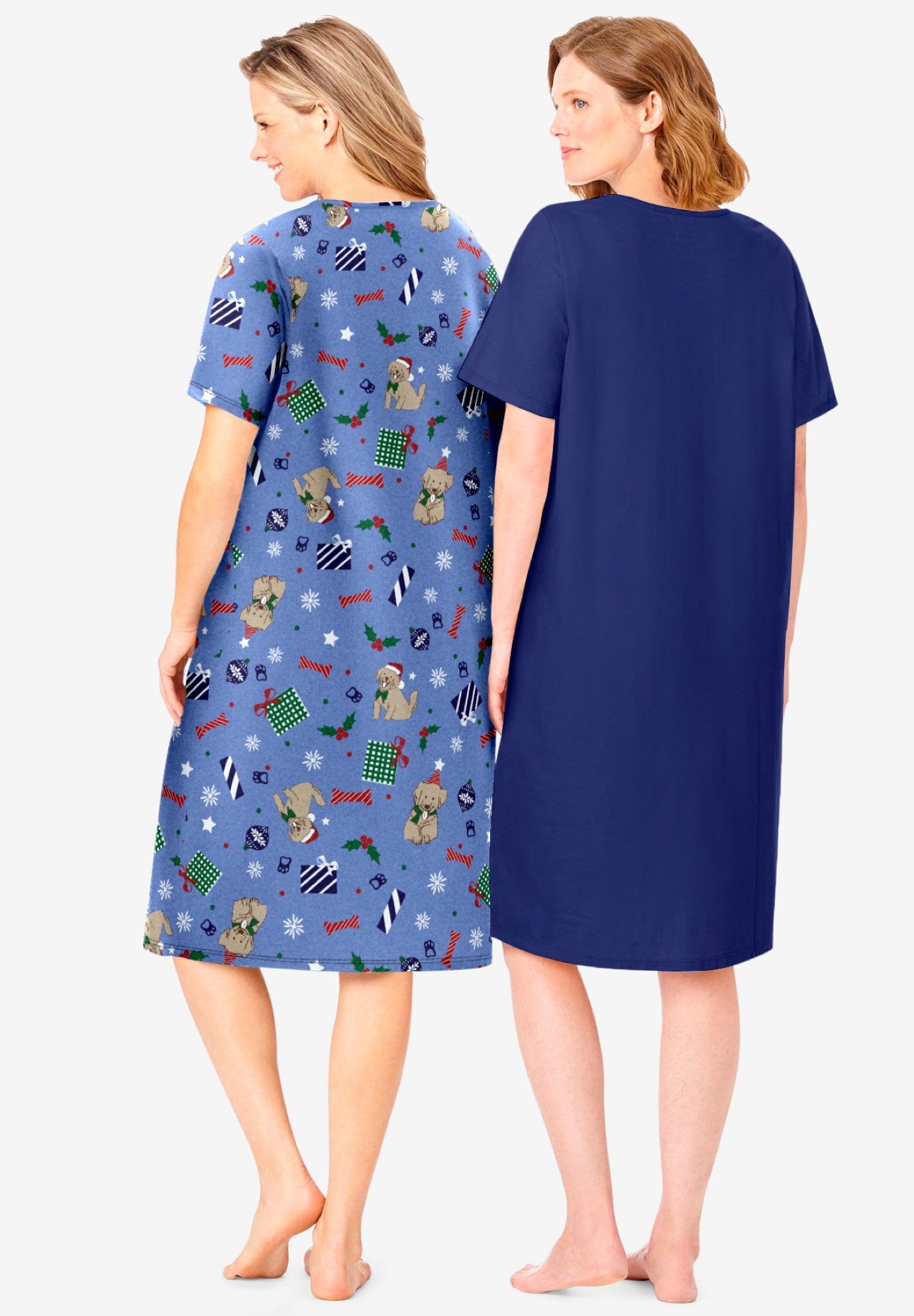 2-Pack Short-Sleeve Sleepshirt image number 1