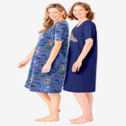2-Pack Short-Sleeve Sleepshirt image number 2