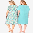 2-Pack Short-Sleeve Sleepshirt image number null