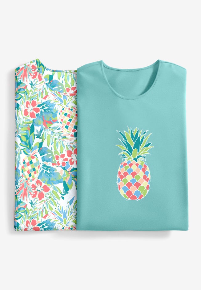 2-Pack Short-Sleeve Sleepshirt image number 3