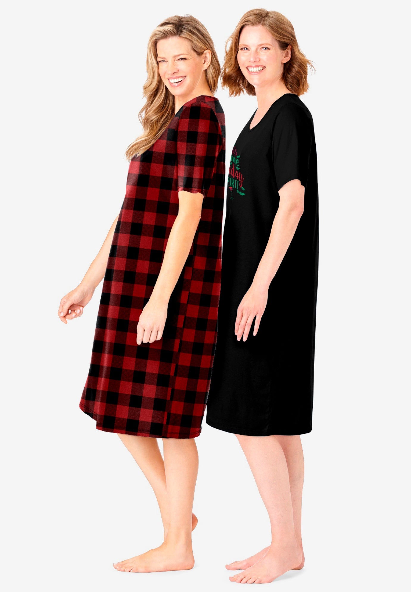 2-Pack Short-Sleeve Sleepshirt image number 2