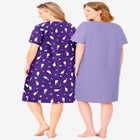 2-Pack Short-Sleeve Sleepshirt image number null