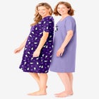 2-Pack Short-Sleeve Sleepshirt image number null