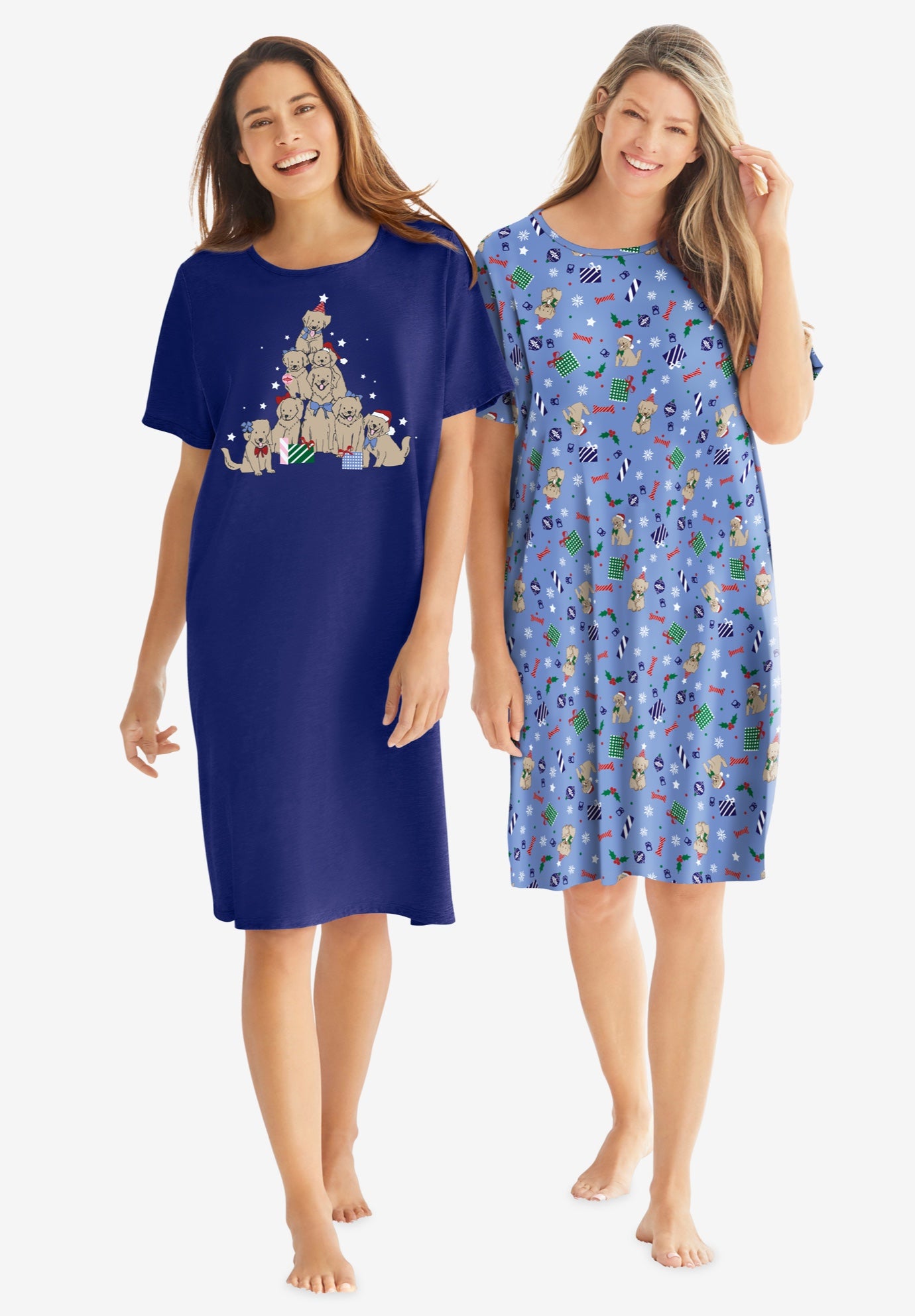 2-Pack Short-Sleeve Sleepshirt image number 0