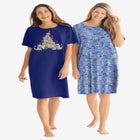 2-Pack Short-Sleeve Sleepshirt image number 0