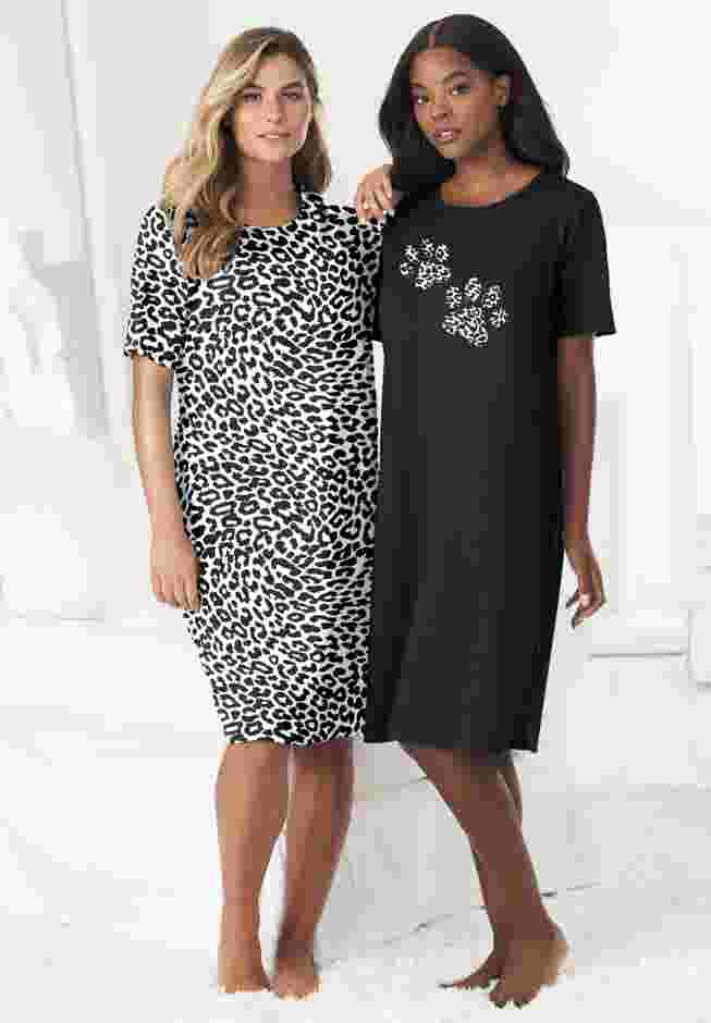 2-Pack Short-Sleeve Sleepshirt image number 0