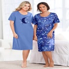 2-Pack Short-Sleeve Sleepshirt image number null