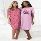 2-Pack Short-Sleeve Sleepshirt image number null