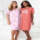 2-Pack Short-Sleeve Sleepshirt image number null
