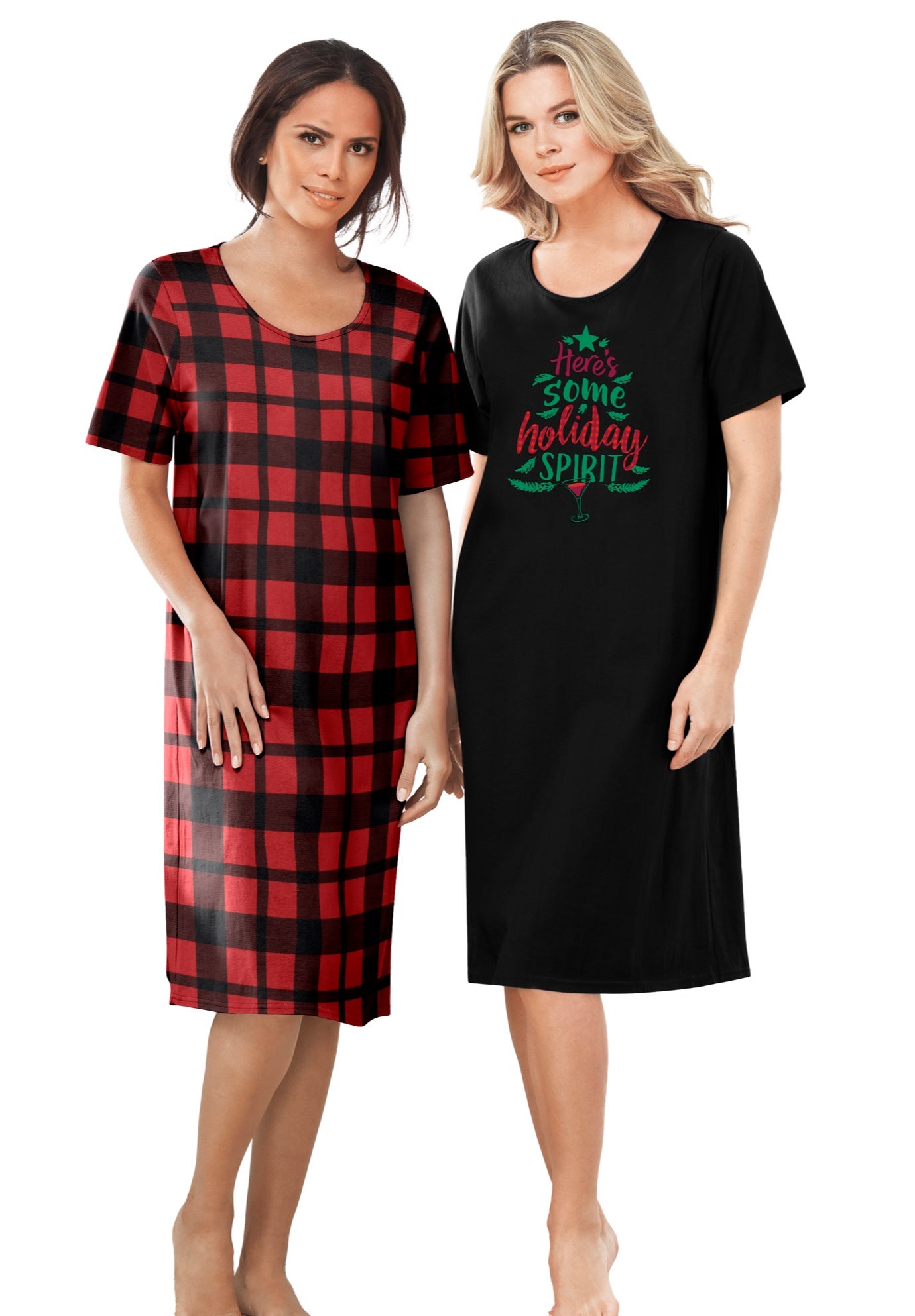 2-Pack Short-Sleeve Sleepshirt image number 0