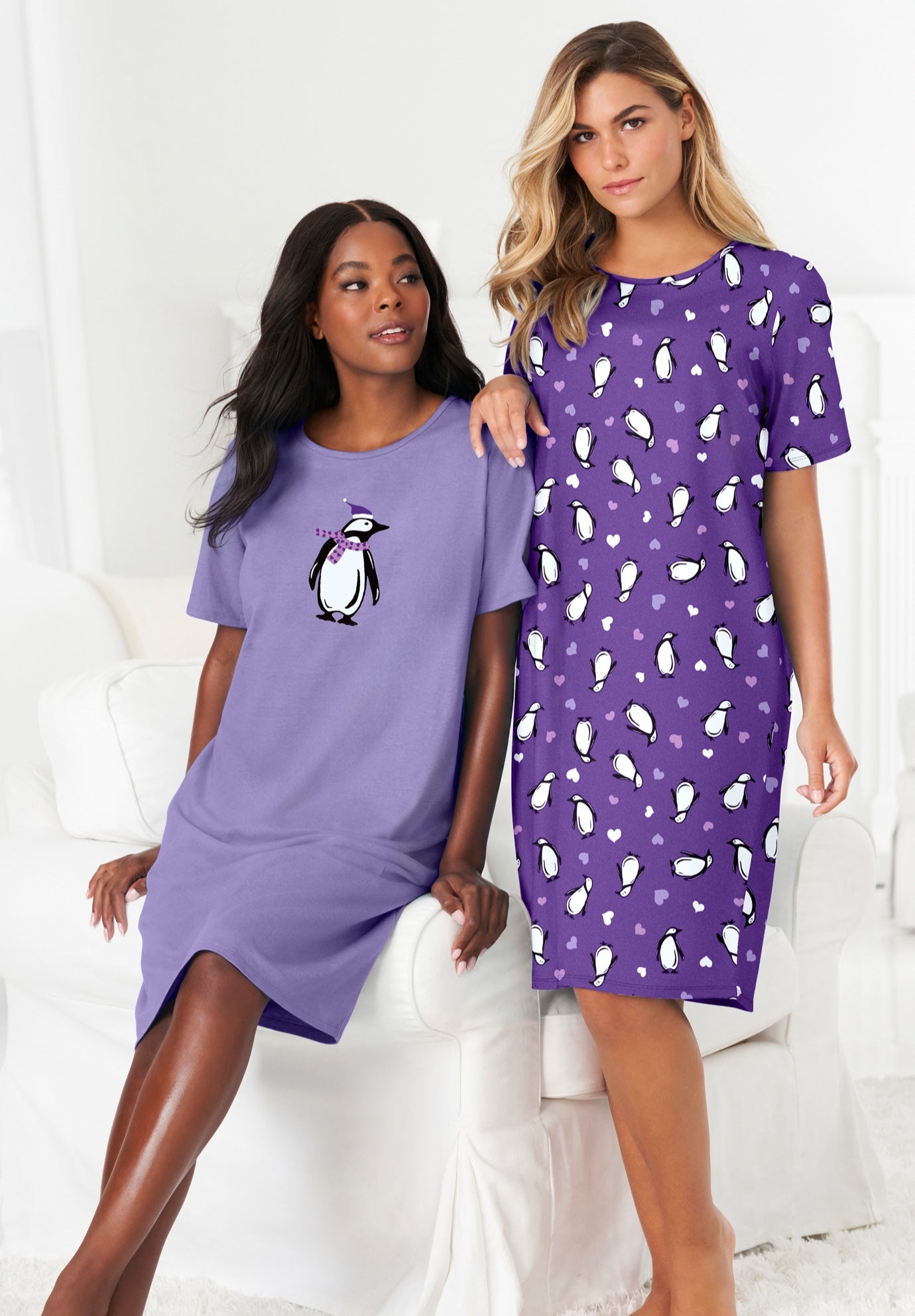 2-Pack Short-Sleeve Sleepshirt image number 0