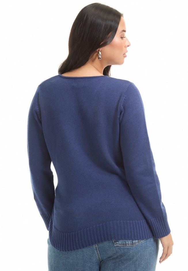 Wrap-Front Cardigan image number 1