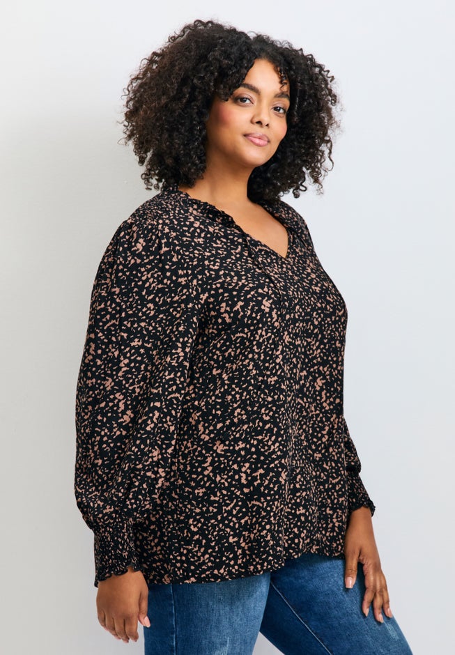 Abby Blouson Sleeve Blouse image number 2