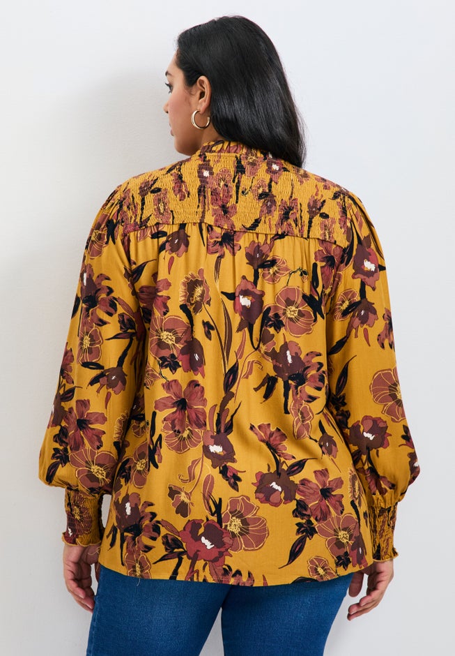 Abby Blouson Sleeve Blouse image number 1