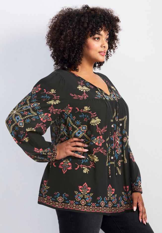 Suli Bell Sleeve Top image number 2