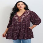 Ditsy Embroidered Tunic image number null