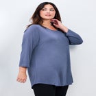 Sara Everyday Scoop Neck Tunic image number 2