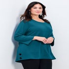 Breanna Eyelet Detail Hacci Top image number 2