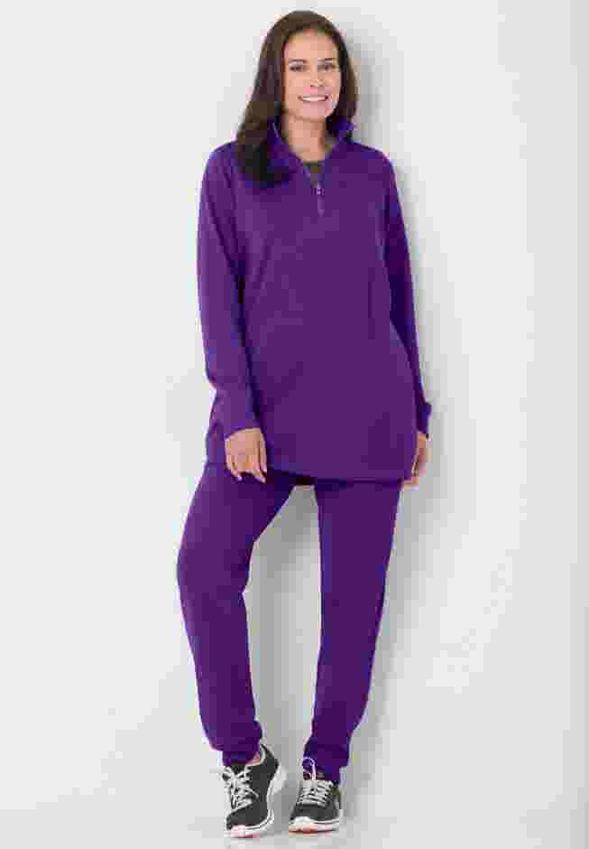 2-piece fleece sweatshirt set image number 3