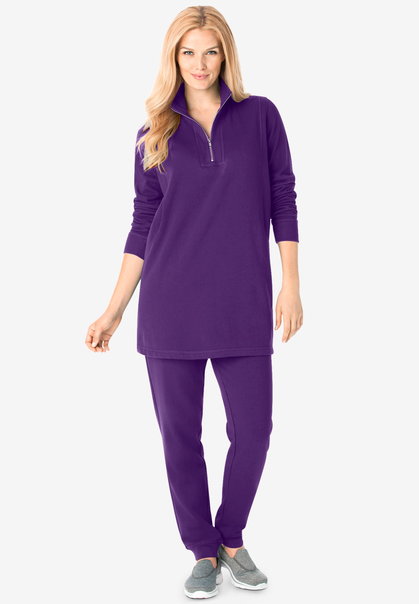 2-piece fleece sweatshirt set image number 0