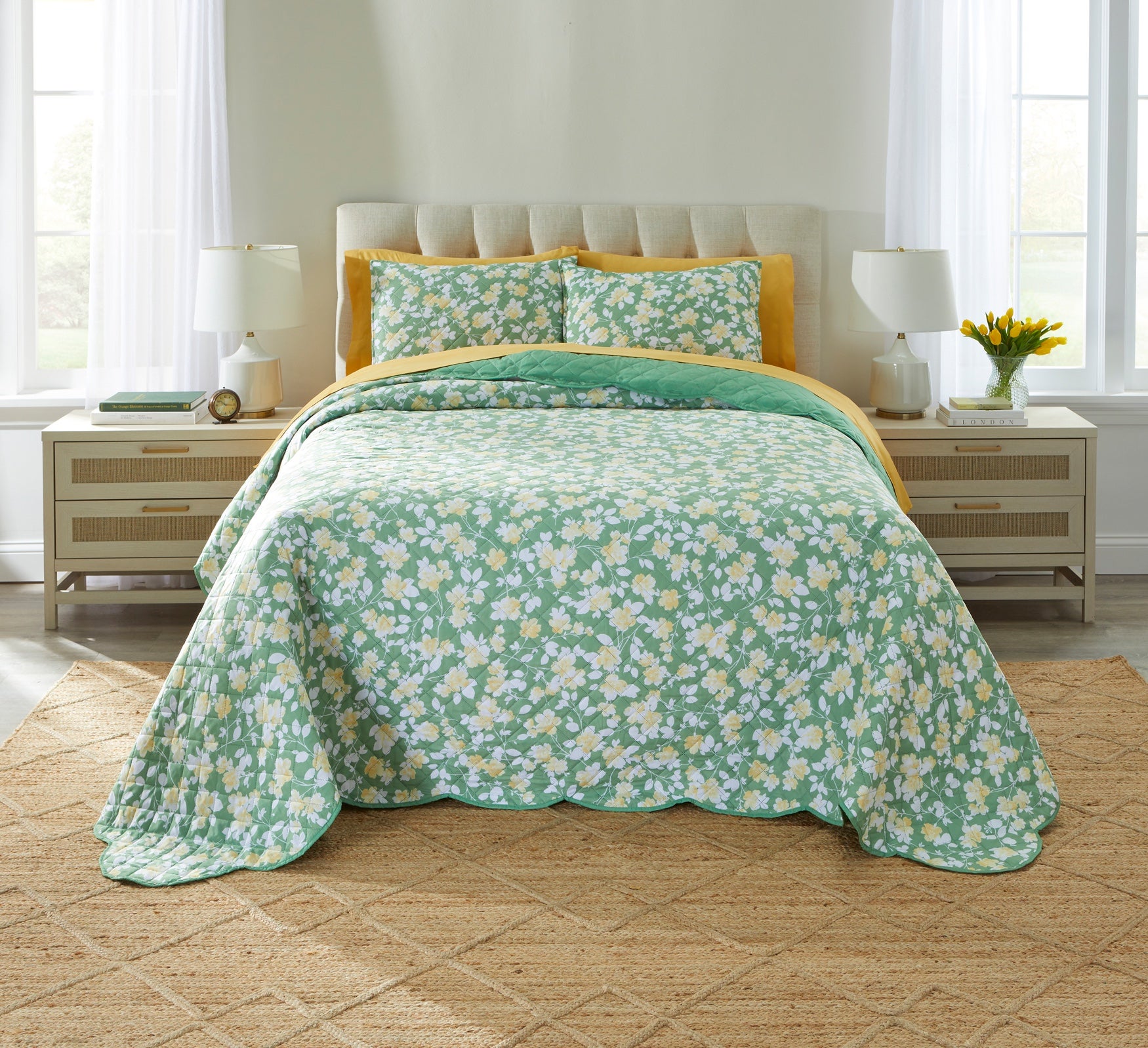 BH Studio Scalloped Hem Bedspread image number 0