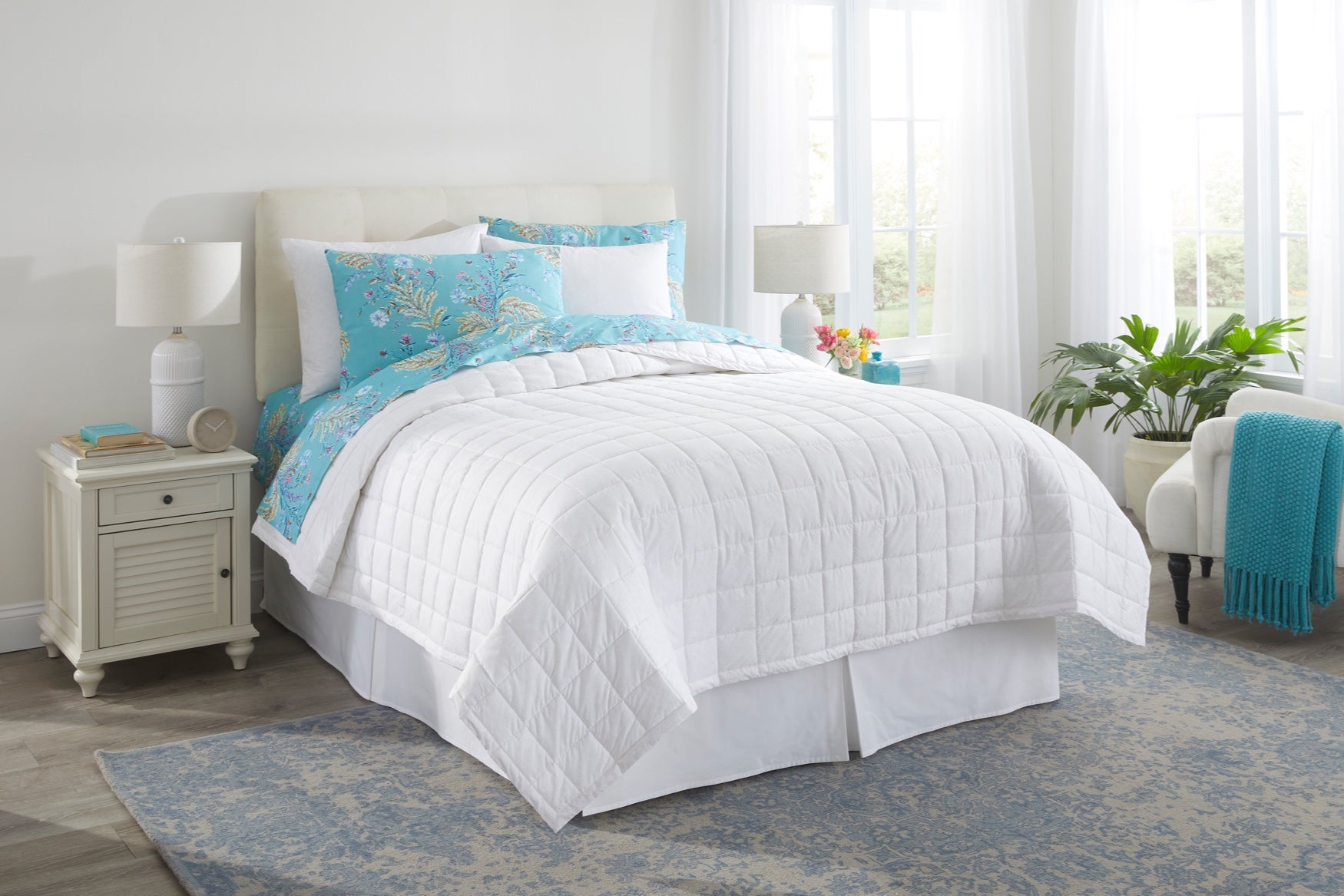 Box Stitch Quilt Set image number 0