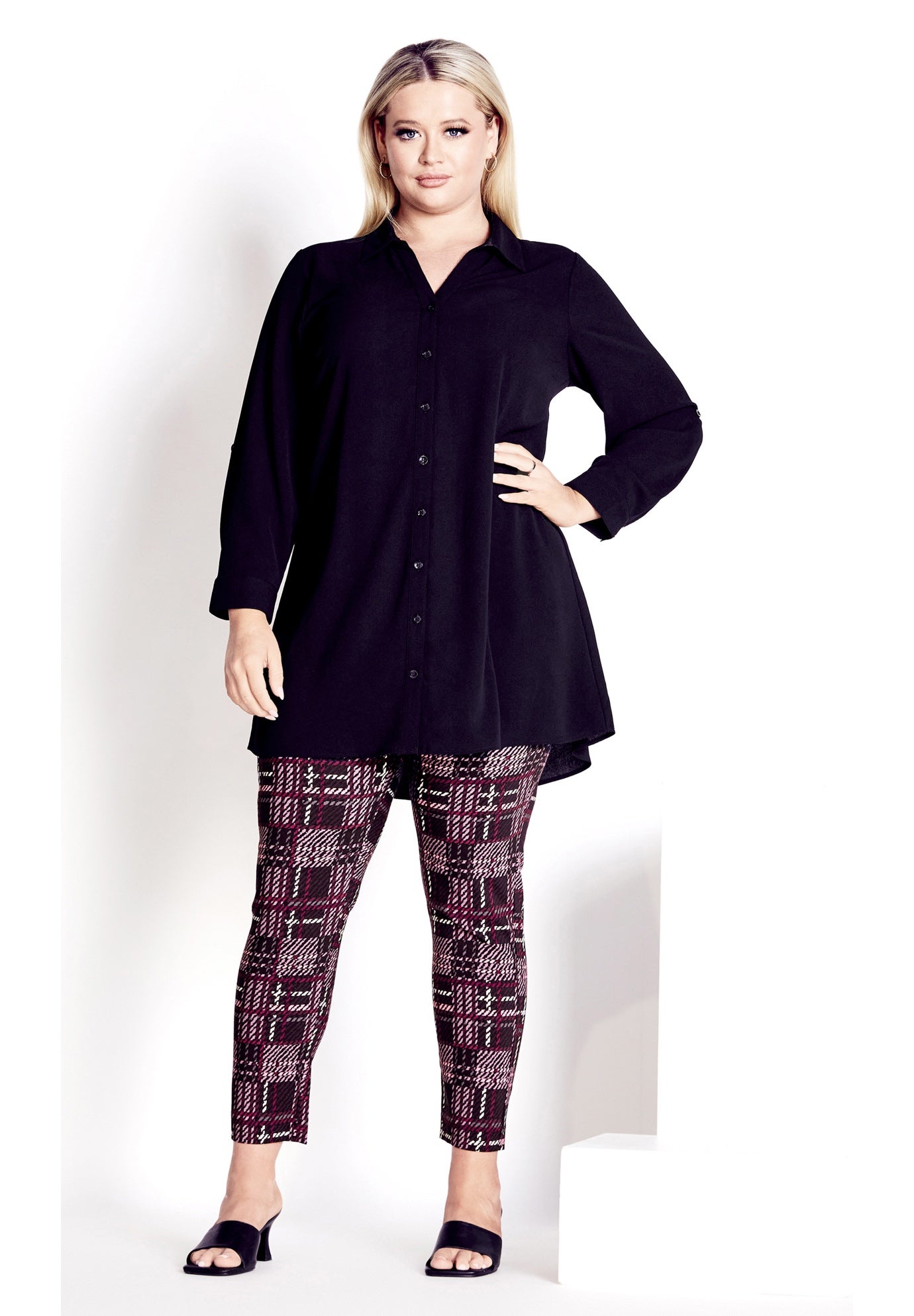 Jemma Check Pant image number 1